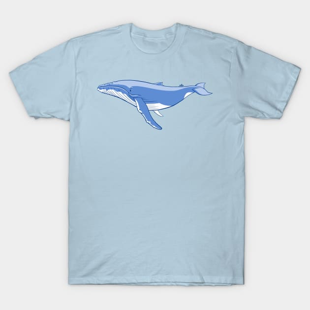 Whale T-Shirt by MoCampobasso